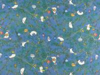 Just what I wanted - Zweige Tanne Mäuse Christbaumkugeln blau von Clothworks